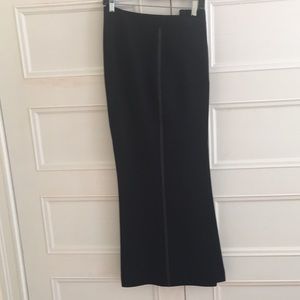 Lafayette 148 black wide-leg wool slacks sz 18